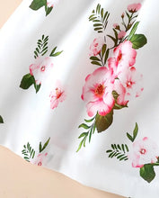 Load image into Gallery viewer, Flower Lantern Sleeve Dress