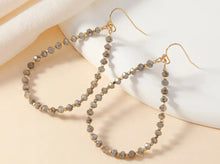 Load image into Gallery viewer, Teardrop Crystal Earrings