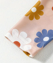 Load image into Gallery viewer, Flower long sleeve one piece/hat