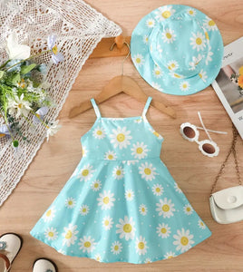 Daisy sundress and hat