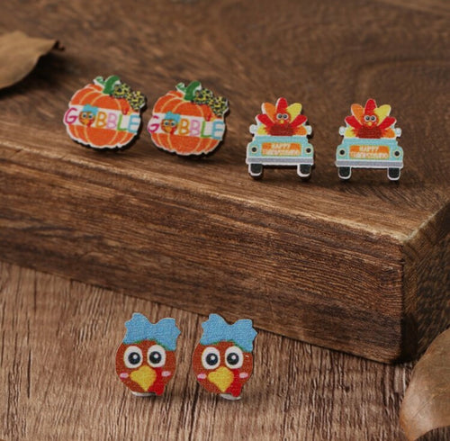 Thanksgiving earring set