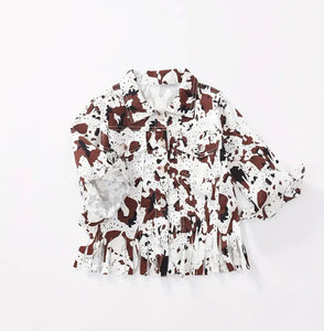 Fringe Cow Shirt