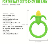 Load image into Gallery viewer, Corn Silicone teether