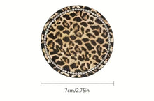 Load image into Gallery viewer, Leopard Bling Car Coasters