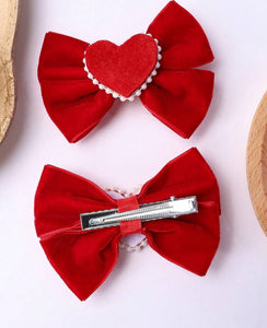 Velvet Heart Bow