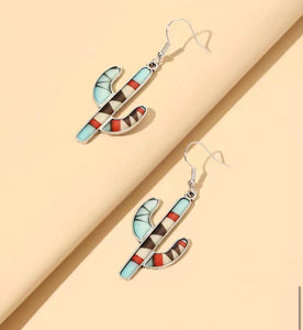 Aztec Cactus earrings