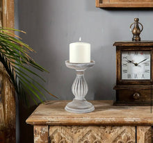 Load image into Gallery viewer, Farmhouse Pedestal Candle Holder