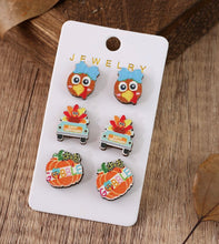 Load image into Gallery viewer, Thanksgiving earring set