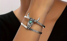 Load image into Gallery viewer, Cattle Head Cuff Bracelet