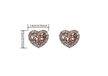 Load image into Gallery viewer, Heart Post Earrings