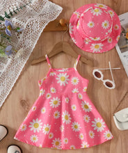 Load image into Gallery viewer, Daisy sundress and hat