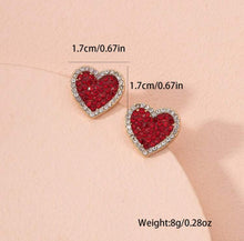 Load image into Gallery viewer, Heart Post Earrings