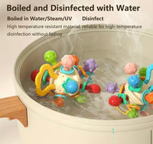 Load image into Gallery viewer, Montessori Infant Sensory Rattle/teether
