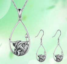 Load image into Gallery viewer, Highland Cow Necklace Set