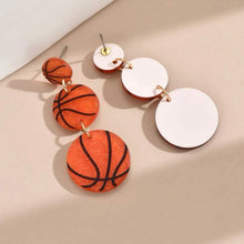 Load image into Gallery viewer, Cascade Basketball  earrings