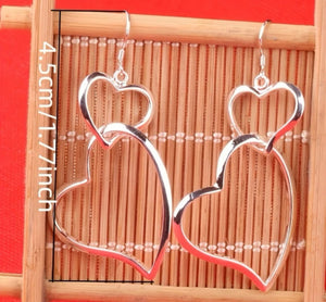 Hooped Heart earrings