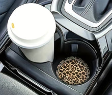 Load image into Gallery viewer, Leopard Bling Car Coasters