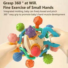 Load image into Gallery viewer, Montessori Infant Sensory Rattle/teether