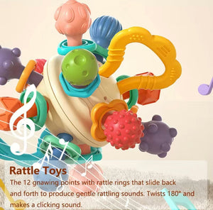 Montessori Infant Sensory Rattle/teether
