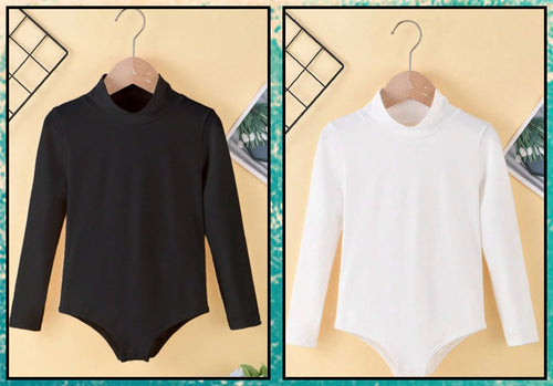 Mock Neck Bodysuits