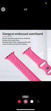 Load image into Gallery viewer, Barbie Pink Leopard Silicone watch band