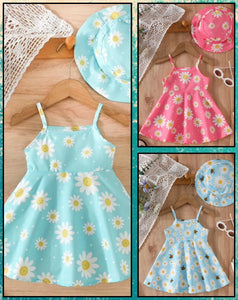 Daisy sundress and hat