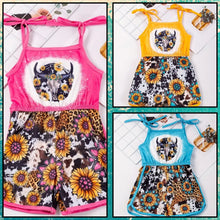 Load image into Gallery viewer, Sunflower Steer Romper