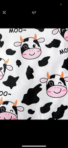 Cow Romper/Bib