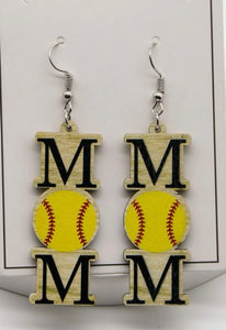 Mom sport earrings