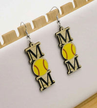 Load image into Gallery viewer, Mom sport earrings