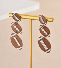 Load image into Gallery viewer, CascadeFootball earrings