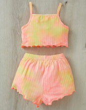 Load image into Gallery viewer, Lettuce trim cami tye dye outfit