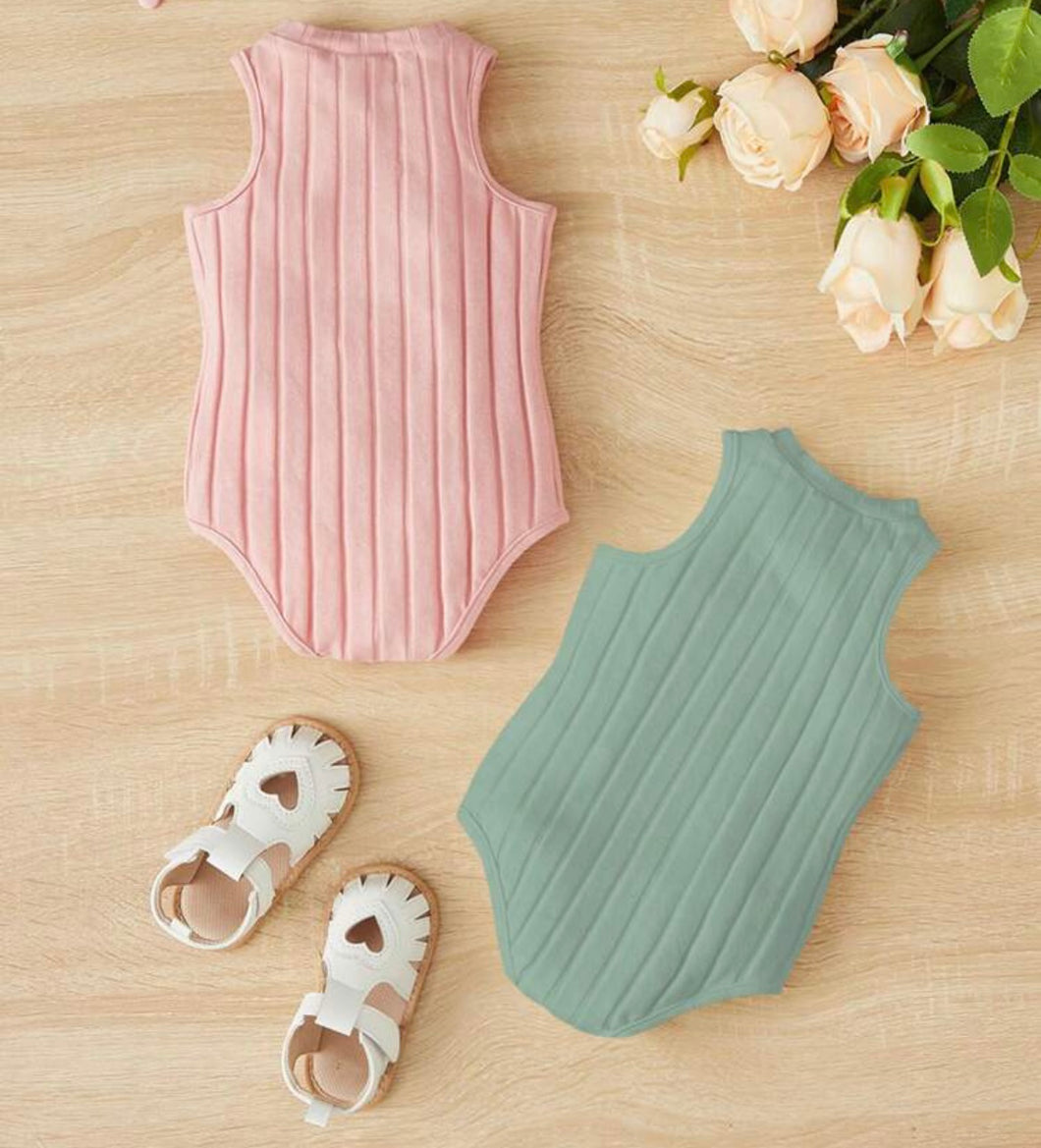 2Pc ribbed bodysuit