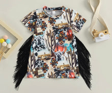 Load image into Gallery viewer, More Cowboys tassel dress