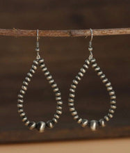 Load image into Gallery viewer, Navajo pearl teardrop earrings