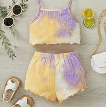 Load image into Gallery viewer, Lettuce trim cami tye dye outfit