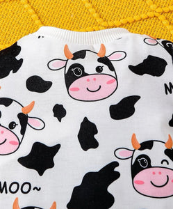 Cow Romper/Bib