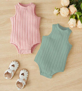 2Pc ribbed bodysuit