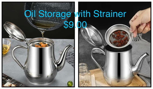 Grease/Oil Storage Container