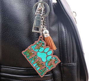 Dog Mama key chain