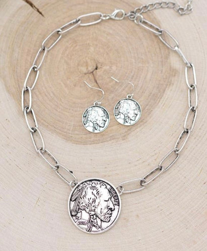 Big chain Buffalo nickel set