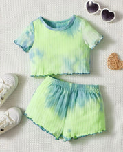 Load image into Gallery viewer, Lettuce trim tye dye outfit