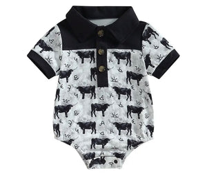 Collar Western Onesies