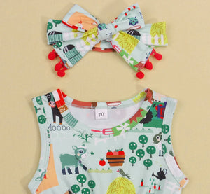 Farm tassel onesie