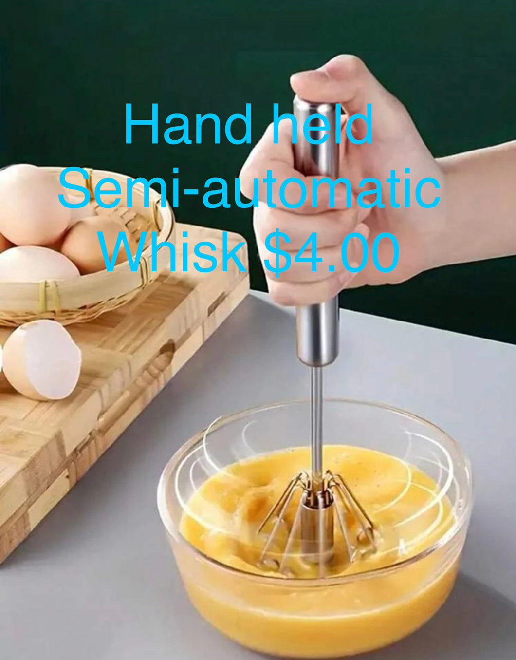 Hand held Semi Automatic Whisk