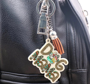 Dog Mama key chain