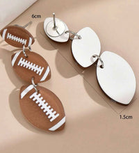 Load image into Gallery viewer, CascadeFootball earrings