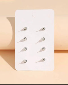 Mini lightening bolt studs