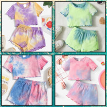 Load image into Gallery viewer, Lettuce trim tye dye outfit