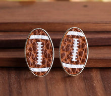 Load image into Gallery viewer, Football post earrings